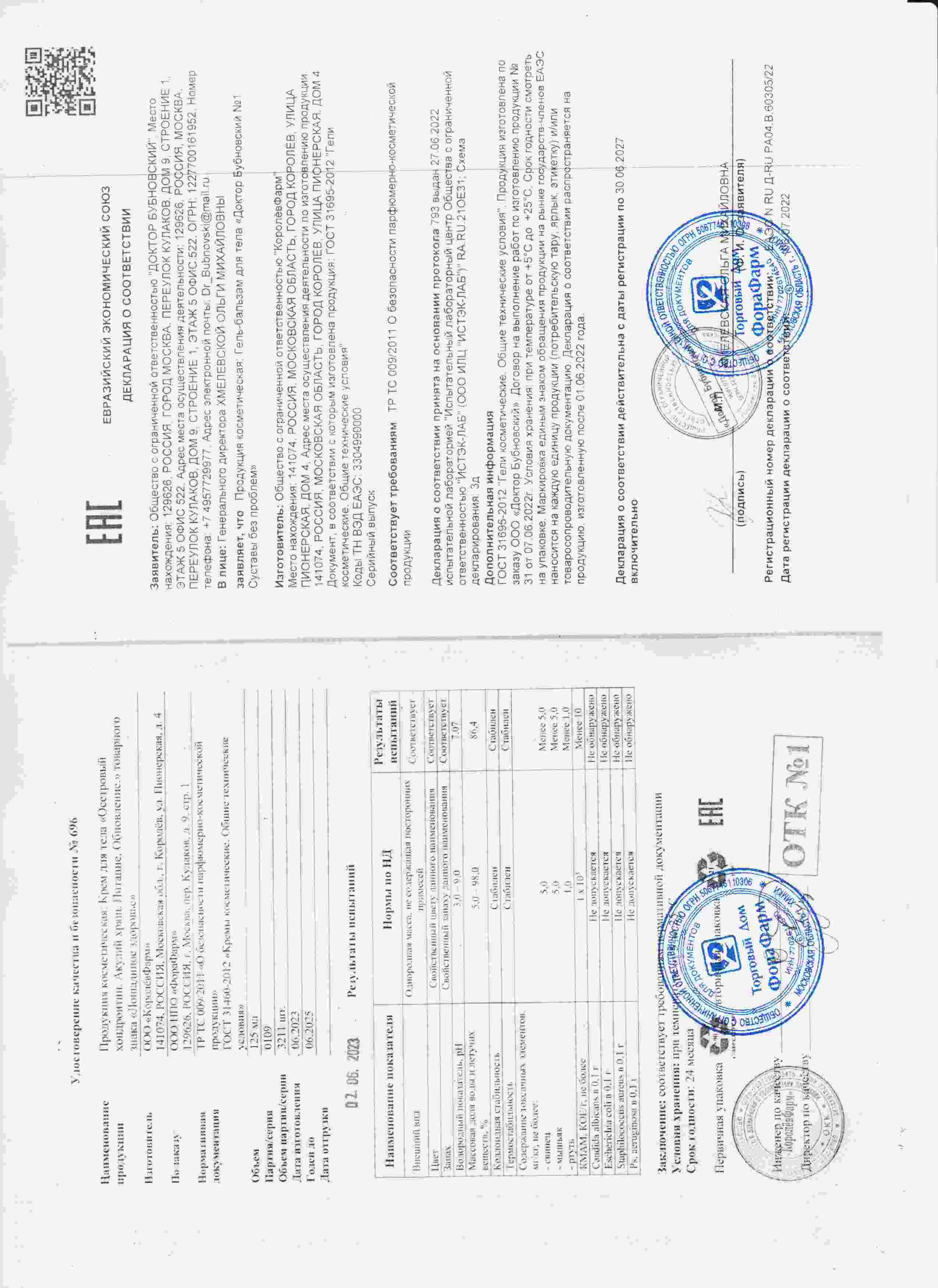 Паспорт №062023